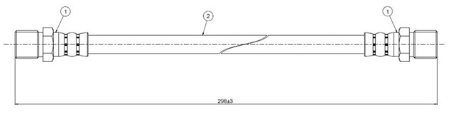 FREN HORTUMU ON ST90 80 - 86