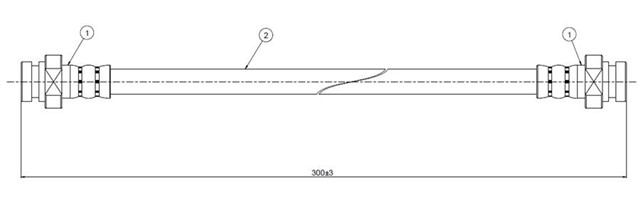 FREN HORTUMU ARKA VITARA. ESCUDO 88 - 