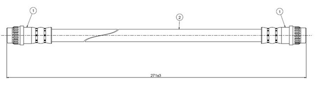 FREN HORTUMU ARKA 9.11 81 - 88