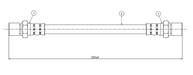 FREN HORTUMU ARKA LEONE 84 - 89