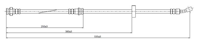 FREN HORTUMU ON VITARA. ESCUDO 88 - 93