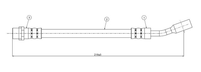 FREN HORTUMU ARKA ZAFIRA 99 - 
