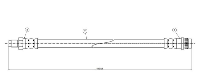 FREN HORTUMU ARKA TRAFFIC T SERIES 80 - 