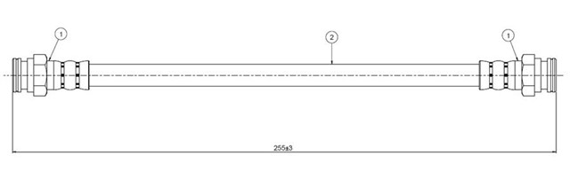 FREN HORTUMU ARKA FELICIA - 95
