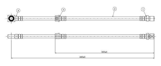 FREN HORTUMU ON OMEGA A 86 - .