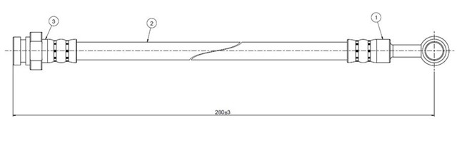 FREN HORTUMU ON SJ413. SAMURAI 85 - 