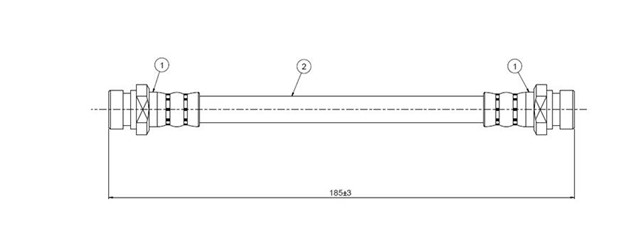 FREN HORTUMU ON PAJERO.SHOGUN 91 - .