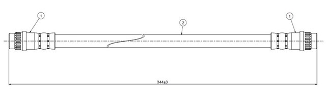 FREN HORTUMU ARKA EXPRESS. EXTRA 85 - 