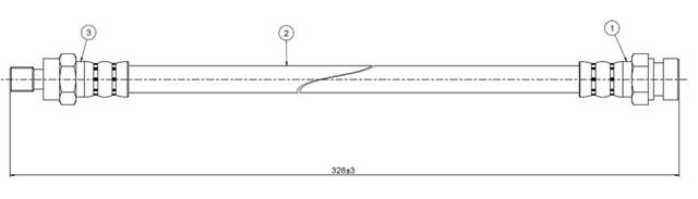 FREN HORTUMU ARKA 12 69 - 80