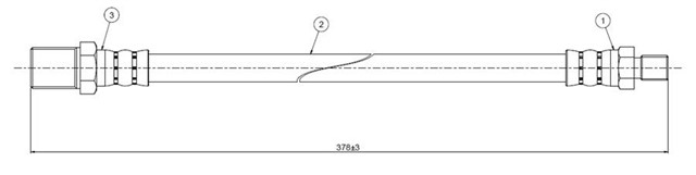 FREN HORTUMU ON 504 PICK - UP 68 - 75