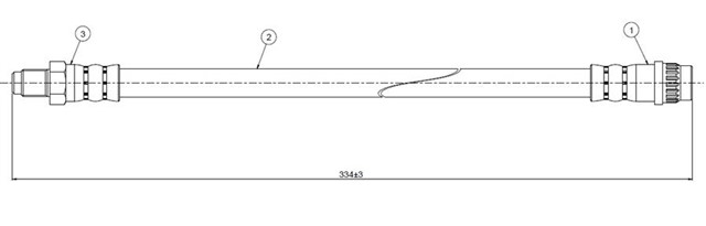FREN HORTUMU ARKA SAFRANE V6I QUADRA 92 - 