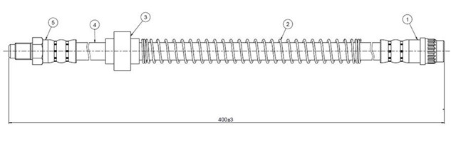 FREN HORTUMU ON XANTIA 3.0 V6 93