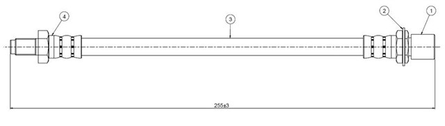 FREN HORTUMU ARKA COROLLA AE86 84 - 87