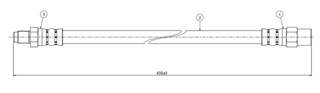FREN HORTUMU ON 730.735.750 E32 - 628 635 E24 82 - 89