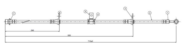 FREN HORTUMU ON 600 93 - 