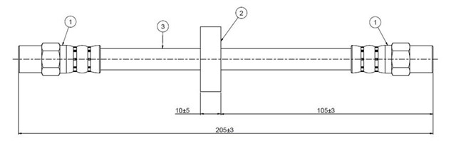 FREN HORTUMU ARKA SANTANA 82 - 84