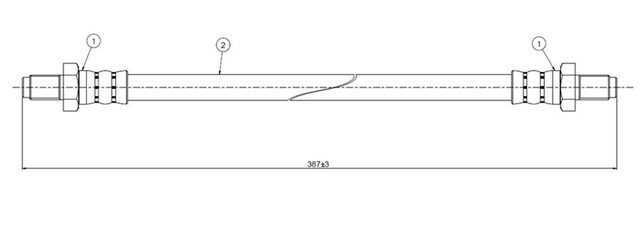 FREN HORTUMU ARKA LT 28 50 75 - 83