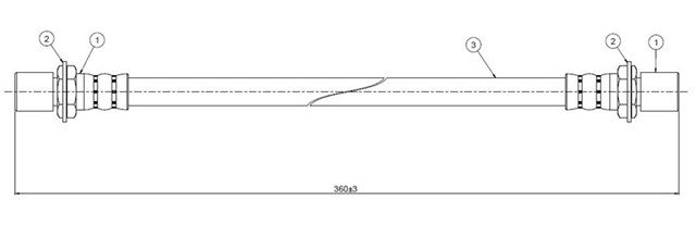 FREN HORTUMU ON CELICA RA - TA - 40 76 - 81