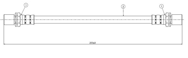 FREN HORTUMU ARKA TERCEL AL11 79 - 82