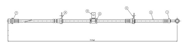 FREN HORTUMU ON PRELUDE 2.2 I 1.6 92 - .