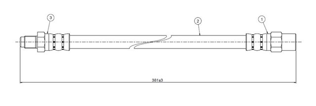 FREN HORTUMU ON 7 BERLINA E38 88