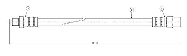 FREN HORTUMU ARKA Y 10 85 - 89
