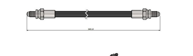 FREN HORTUMU ARKA SIERRA 4X4 RS 85 - 