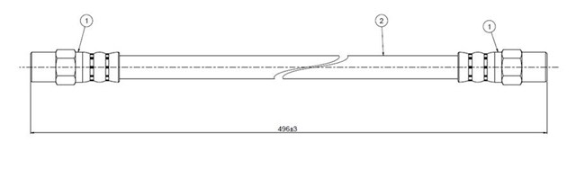 FREN HORTUMU ON STARRIDER 86 - .