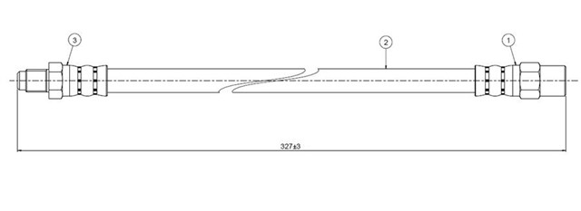 FREN HORTUMU ARKA 940. 960 90 - 