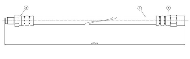 FREN HORTUMU ON 200 QUATTRO 86 - - 89