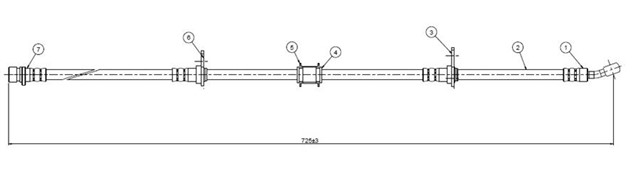 FREN HORTUMU ON PRELUDE 2.2 I 1.6 92 - .