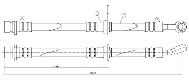 FREN HORTUMU ON INTEGRA DA 86 - 90