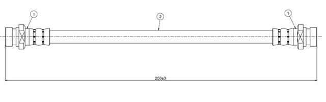FREN HORTUMU ARKA ACCLAIM 82 - 84