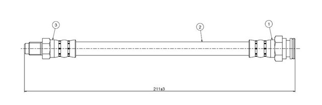 FREN HORTUMU ARKA Y 10 89 - 