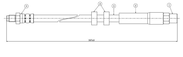 ON FREN HORTUMU S70 - V70 2.0 - 2.3 TURBO - 2.5 TD 95 00
