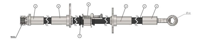 FREN HORTUMU ON CIVIC IV - V - CRX II - III 87 - 98