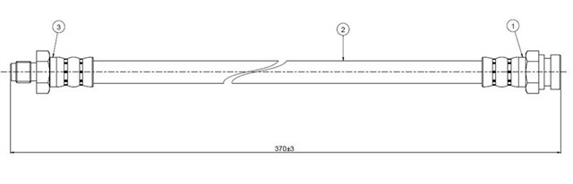 FREN HORTUMU ON PICK - UP PE - UD 82 - 85