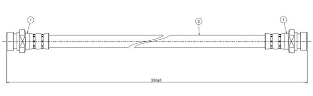 FREN HORTUMU ARKA 323 BD 81 - 85