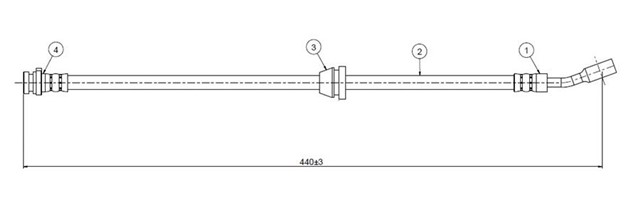 FREN HORTUMU ON MATIZ 800 98