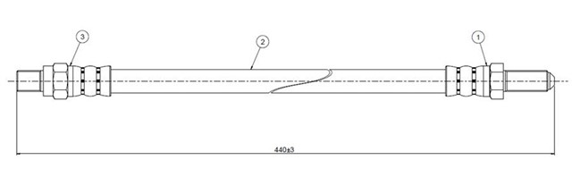 FREN HORTUMU ARKA 109 SERIES III 71 - 80