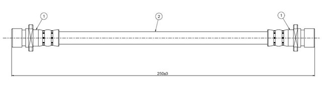 FREN HORTUMU ARKA CIVIC SHUTTLE EC - ED 1.3 - 1.4 87 - 91