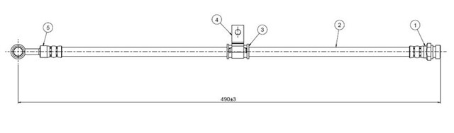 FREN HORTUMU ON CIVIC SL - SP - SS - WC 80 - 83