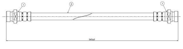 FREN HORTUMU ON ACTY TN550 78 - 88