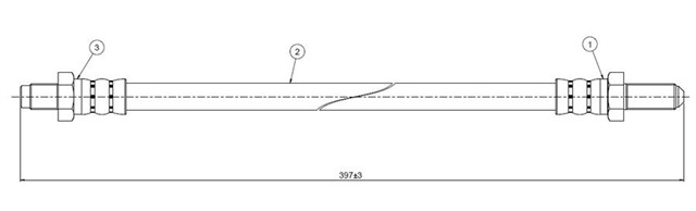 FREN HORTUMU ON 88 SERIES III 71 - 80