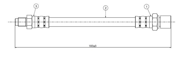 FREN HORTUMU ARKA HI - LUX LN - RN - 30 41 79 - 83