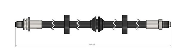FREN HORTUMU ARKA MONDEO I I 96 - 00
