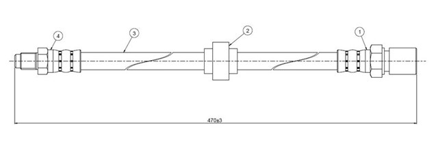 FREN HORTUMU ON BX 82 - 93