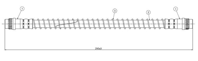 FREN HORTUMU ARKA CLIO 90 - 