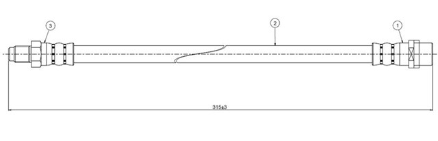 FREN HORTUMU ON 50 - 60 - 65 - 70 N - A