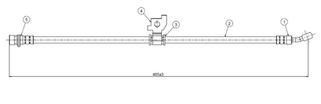 FREN HORTUMU ON ACCORD AC - AD 83 - 89
